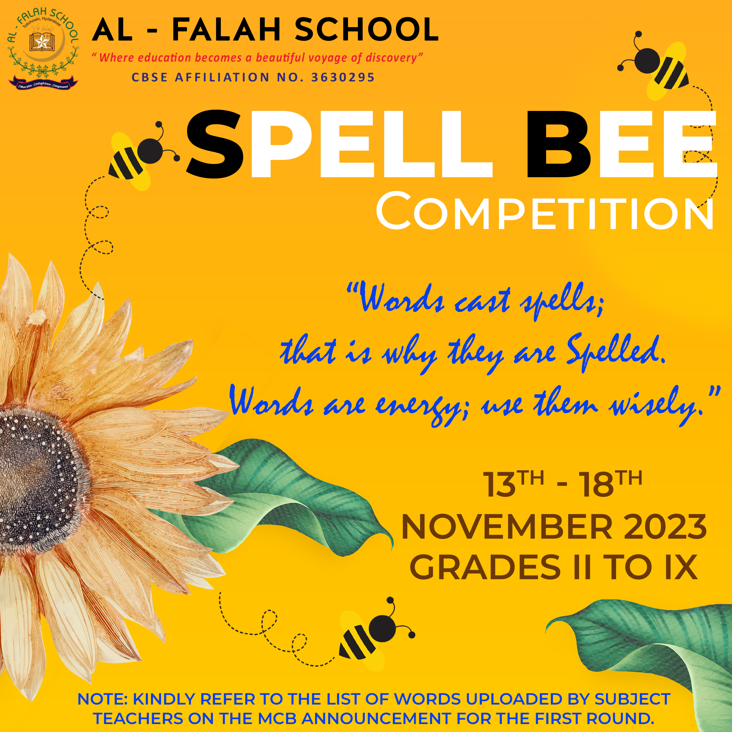 Spell Bee Competition